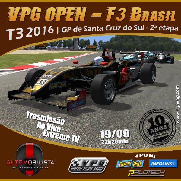 LigaVPG T3-2016 OPEN Santa Cruz do Sul