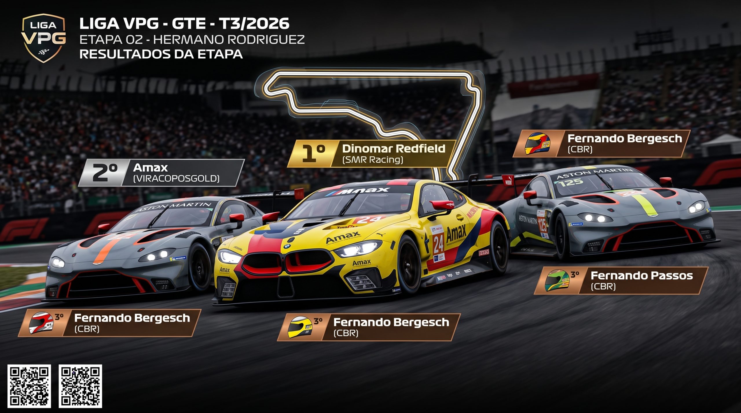 Dinomar Redfield Brilha no México, Conquista Vitória e Liderança Absoluta na Liga VPG GTE em Hermanos Rodríguez!